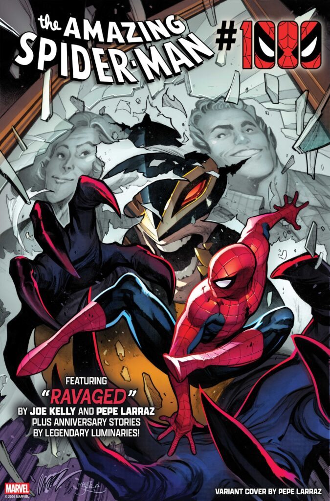 Arte de capa variante de The Amazing Spider-Man #1000