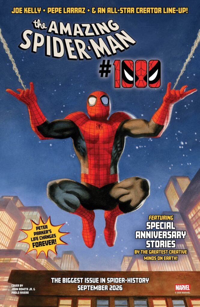 Arte de capa de The Amazing Spider-Man #1000