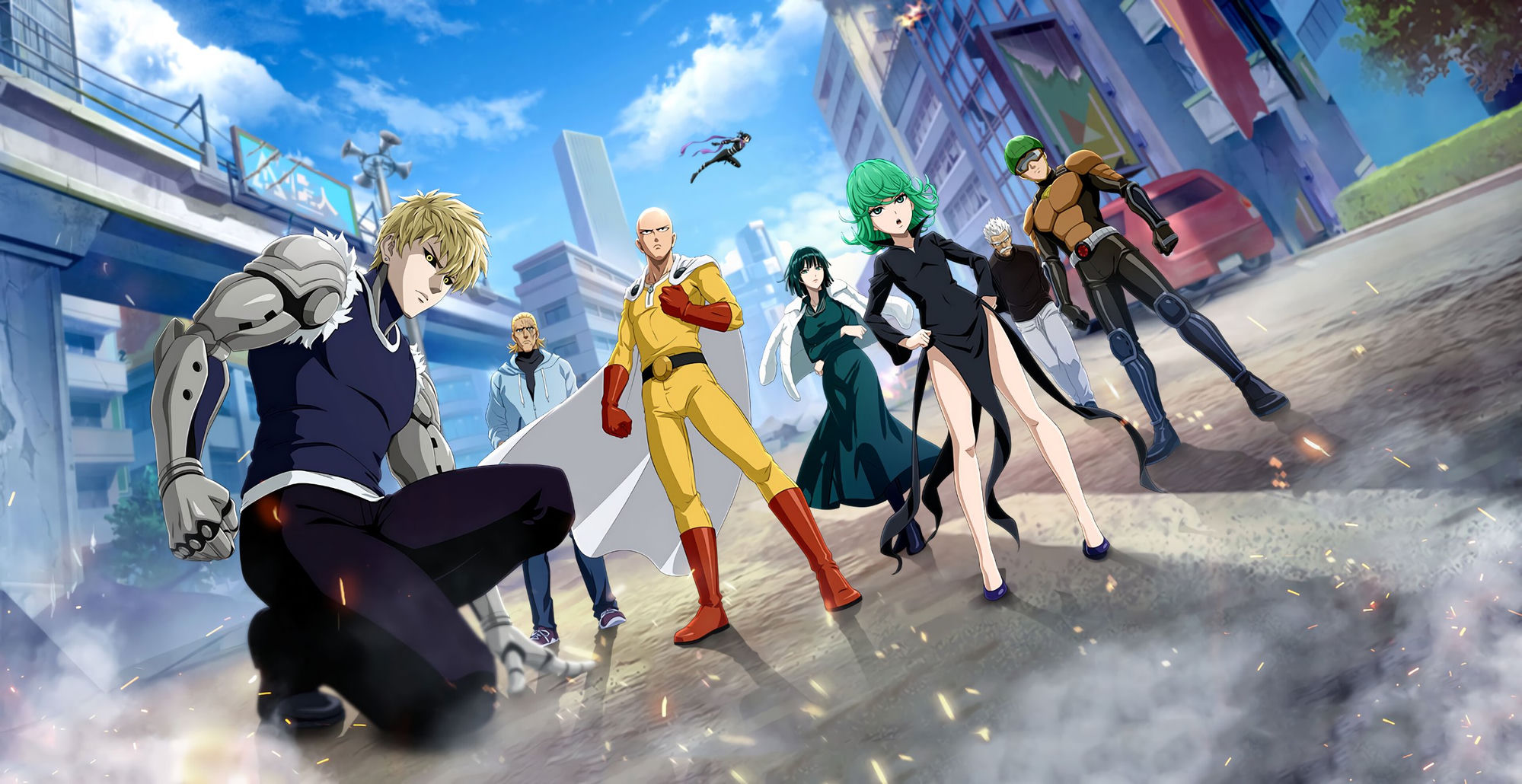 One-Punch Man - Saitama e os heróis da Associação de Heróis