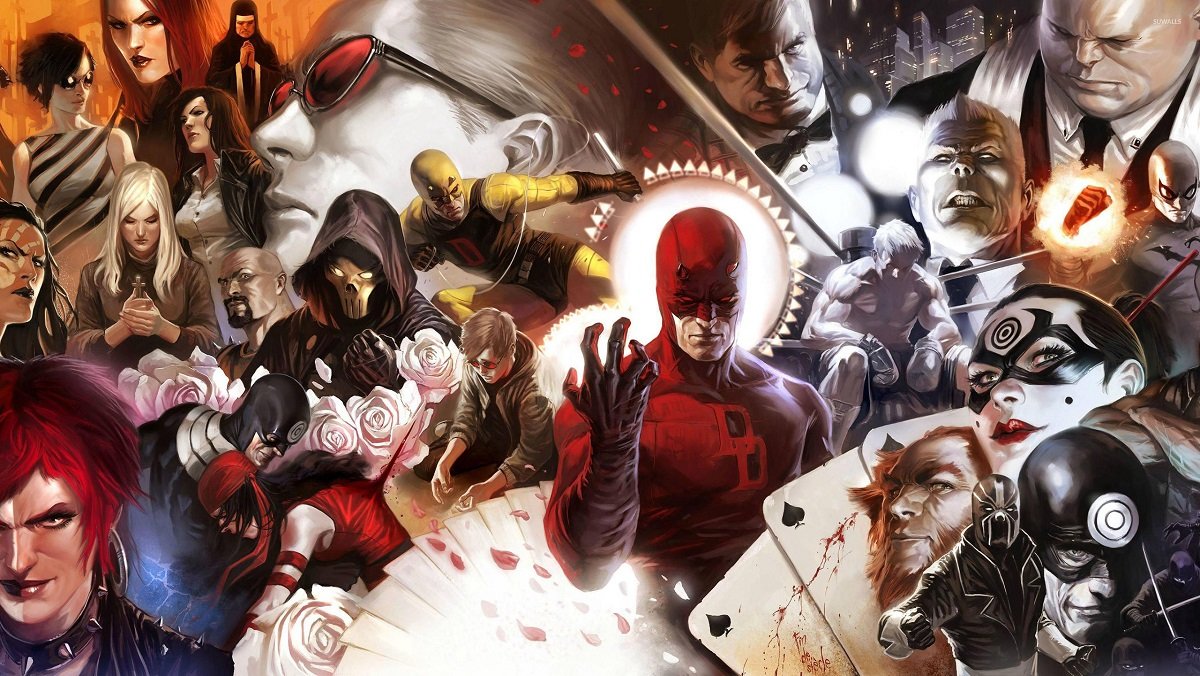 Viloes do Demolidor Marvel Comics