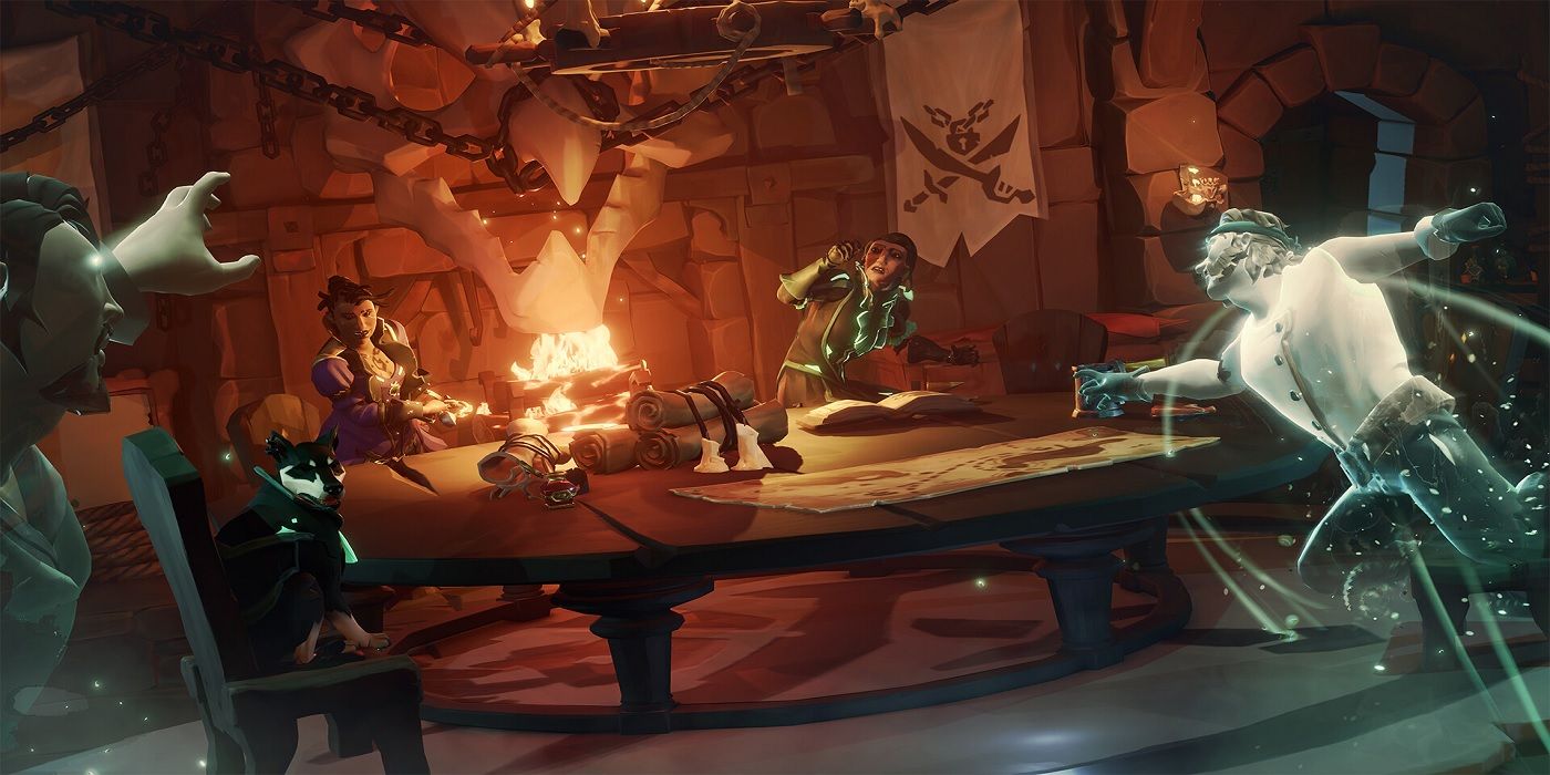 Fantasmas em Sea of Thieves