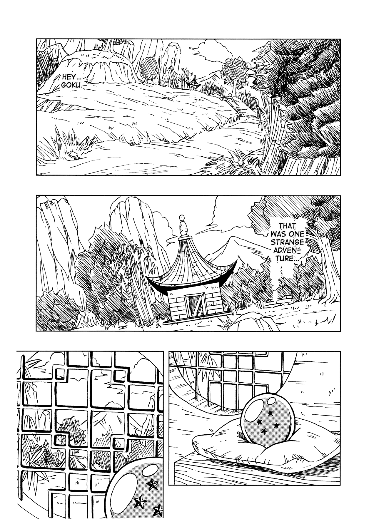 O final do mangá Dragon Ball AF, por Toyotarou