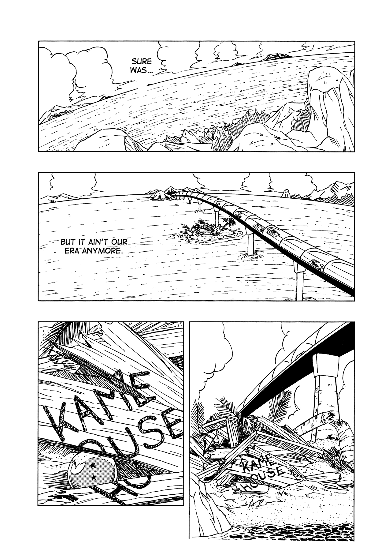 O final do mangá Dragon Ball AF, por Toyotarou