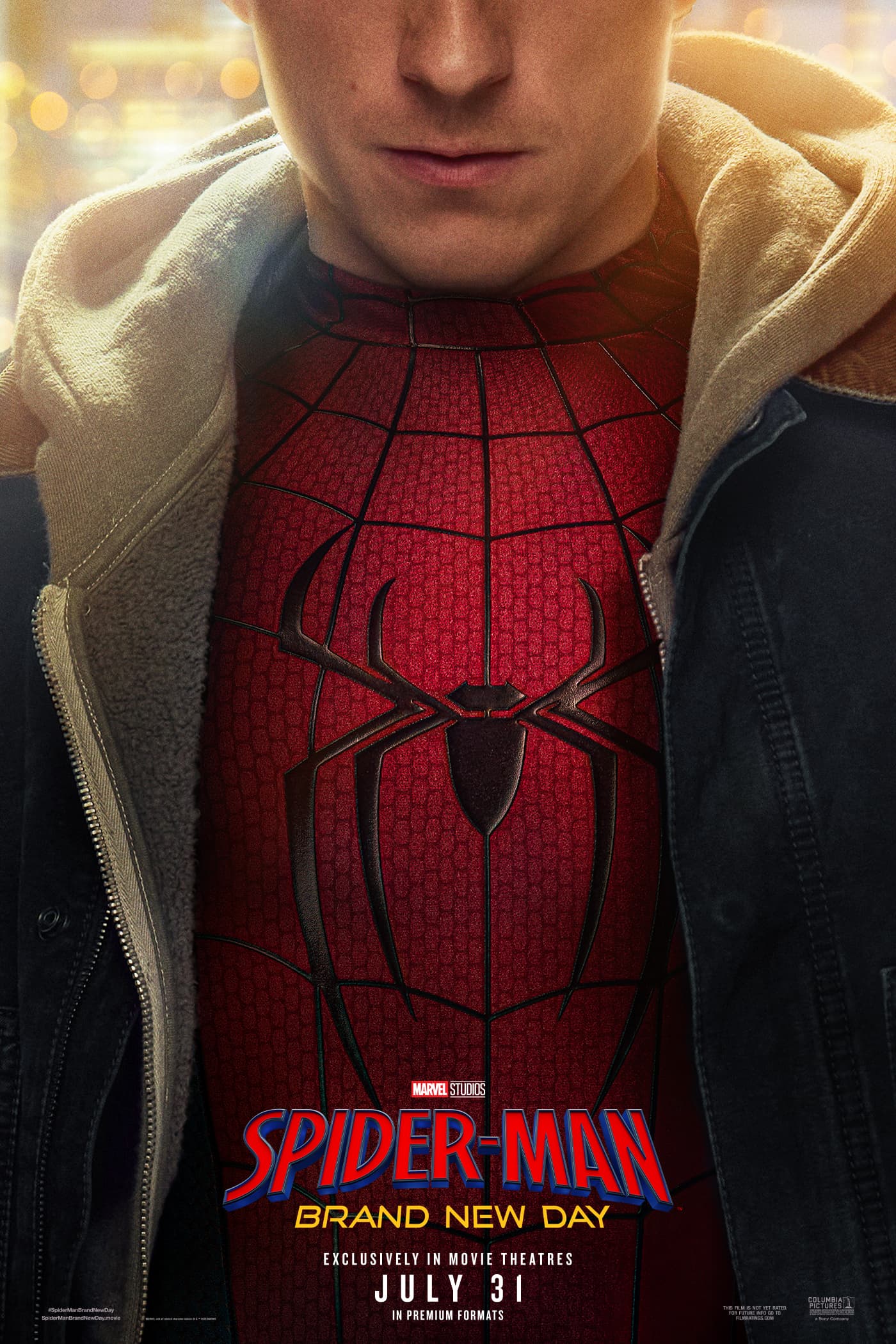 Novo pôster de Homem-Aranha: Um Novo Dia destaca a identidade dupla de Peter Parker
