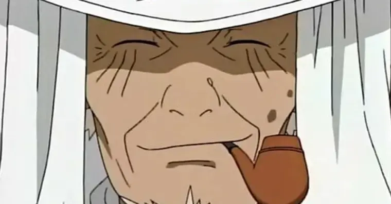 Terceiro Hokage seria um cachorro versao original Naruto