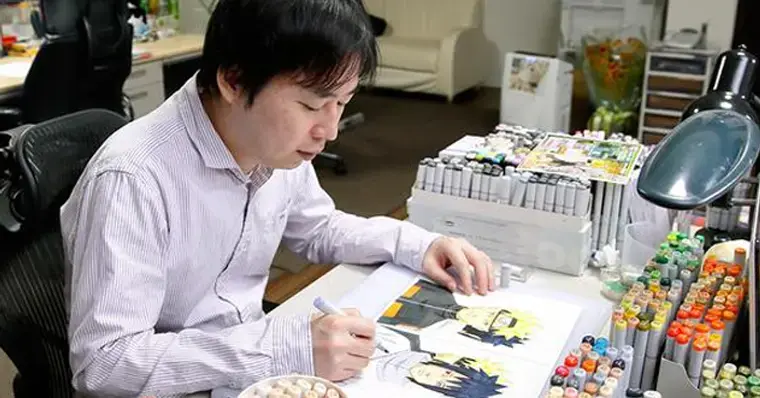 Masashi Kishimoto rascunho inicial Naruto 1988