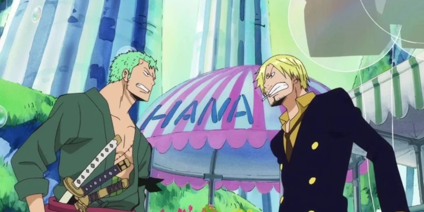 Sanji e Zoro se reencontram após o timeskip em One Piece