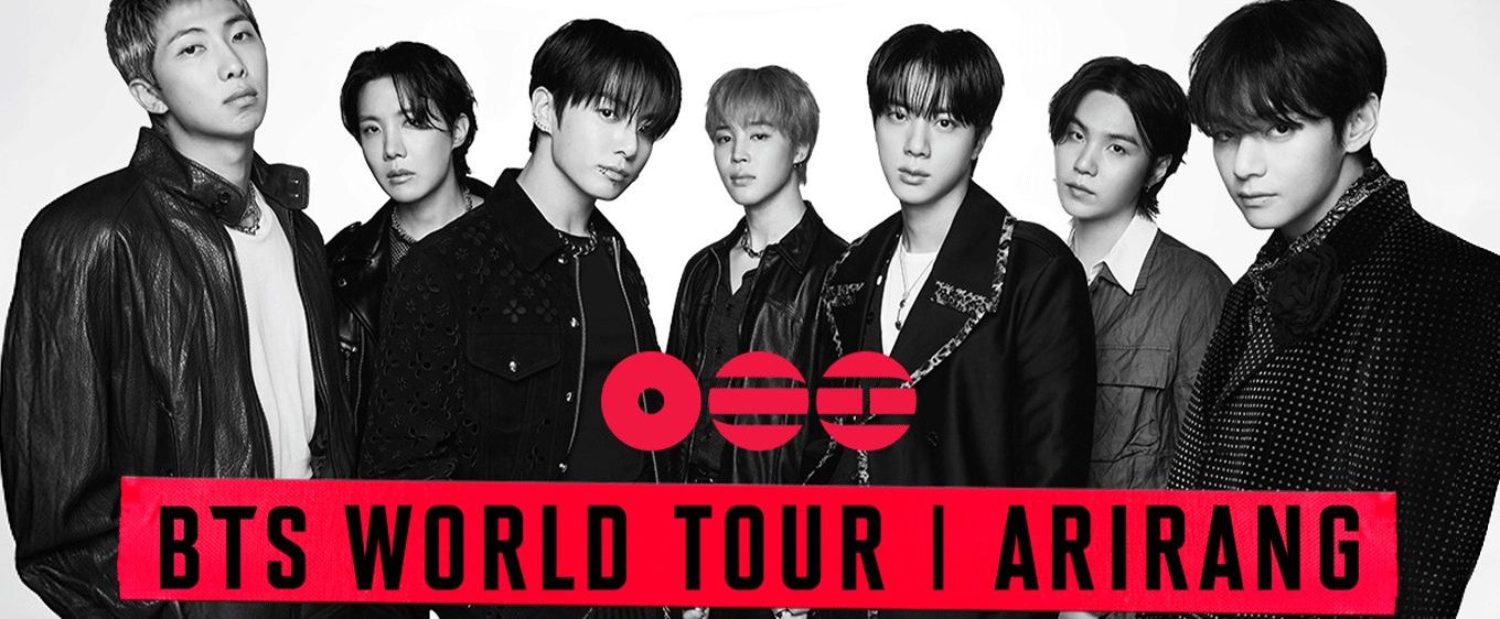 Show do BTS em São Paulo será exibido nos cinemas