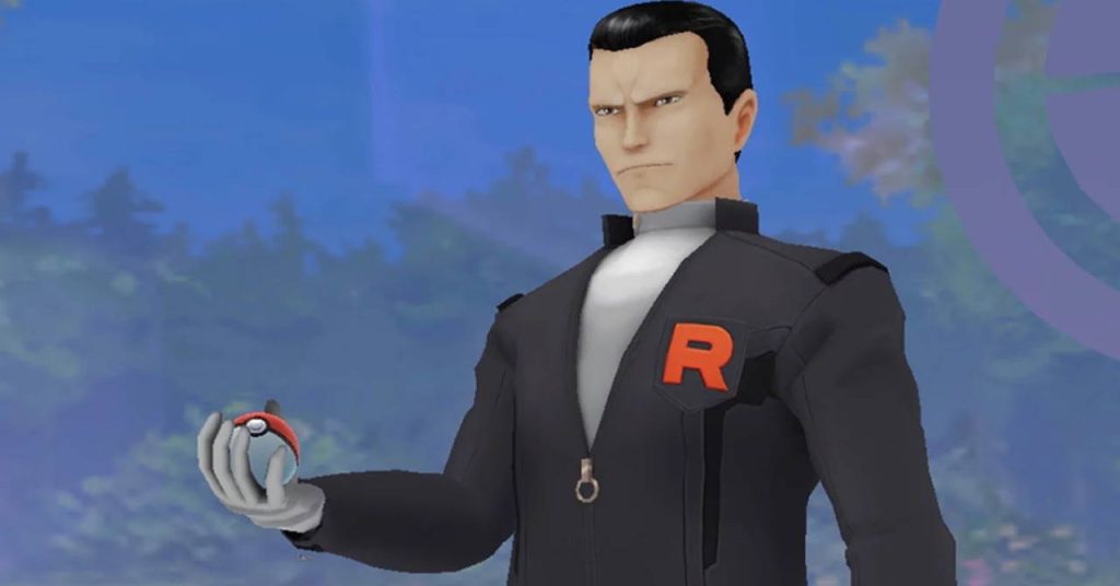 Giovanni, líder da Equipe Rocket em Pokémon Go