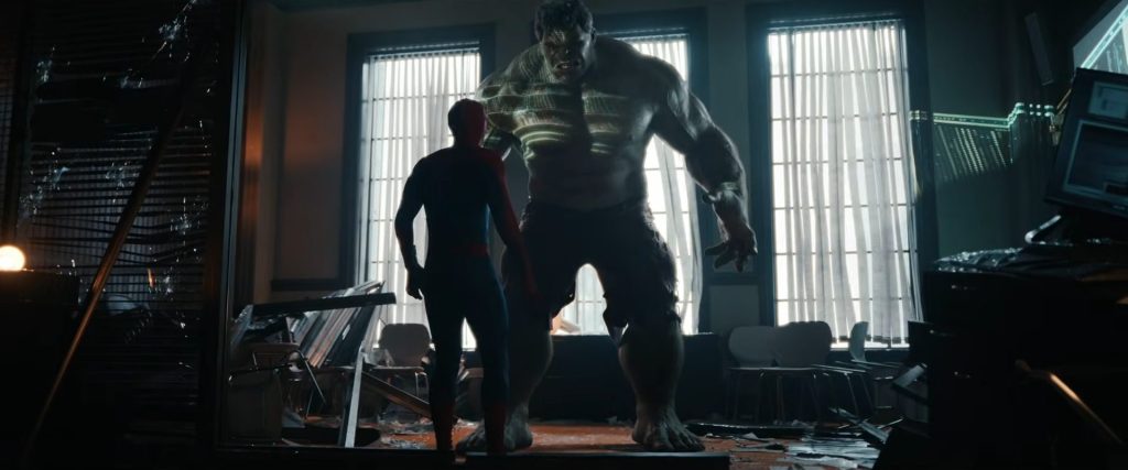 Homem-Aranha enfrenta o Hulk
