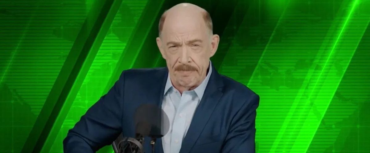 J. Jonah Jameson no MCU interpretado por J.K. Simmons