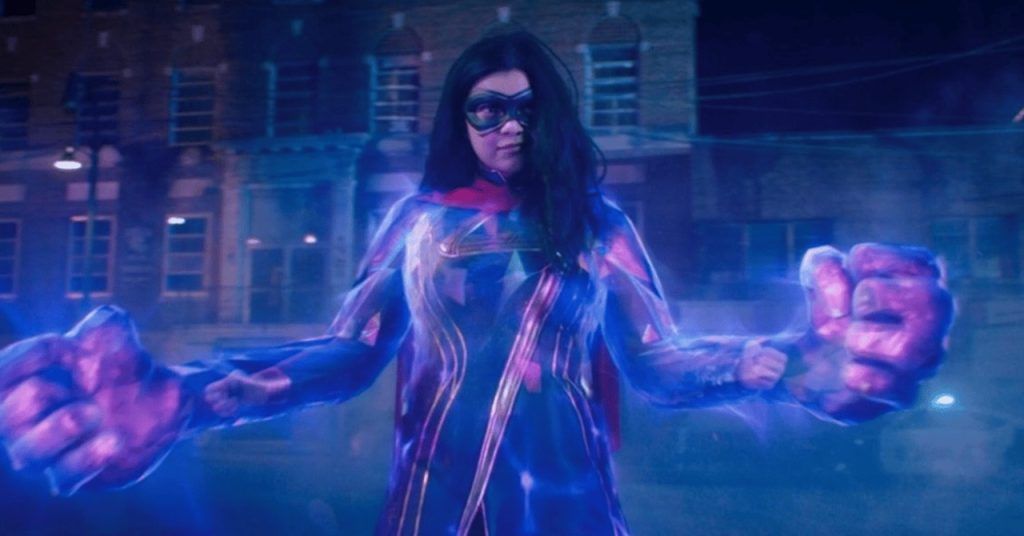 Ms. Marvel, interpretada por Iman Vellani