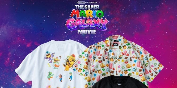 BEAMS lança linha streetwear inspirada em Super Mario Galaxy: O Filme