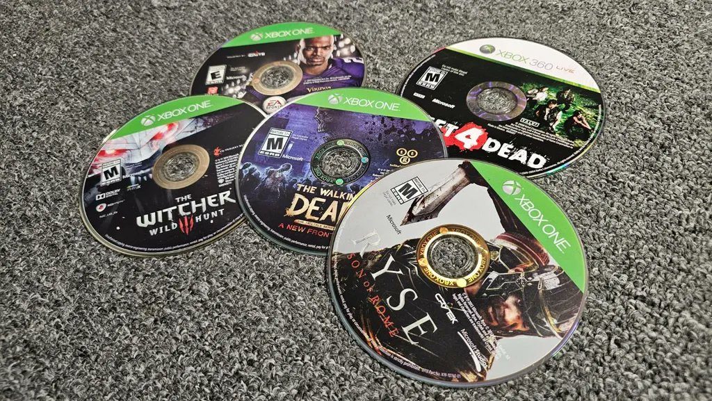 Discos de Xbox – Reprodução
