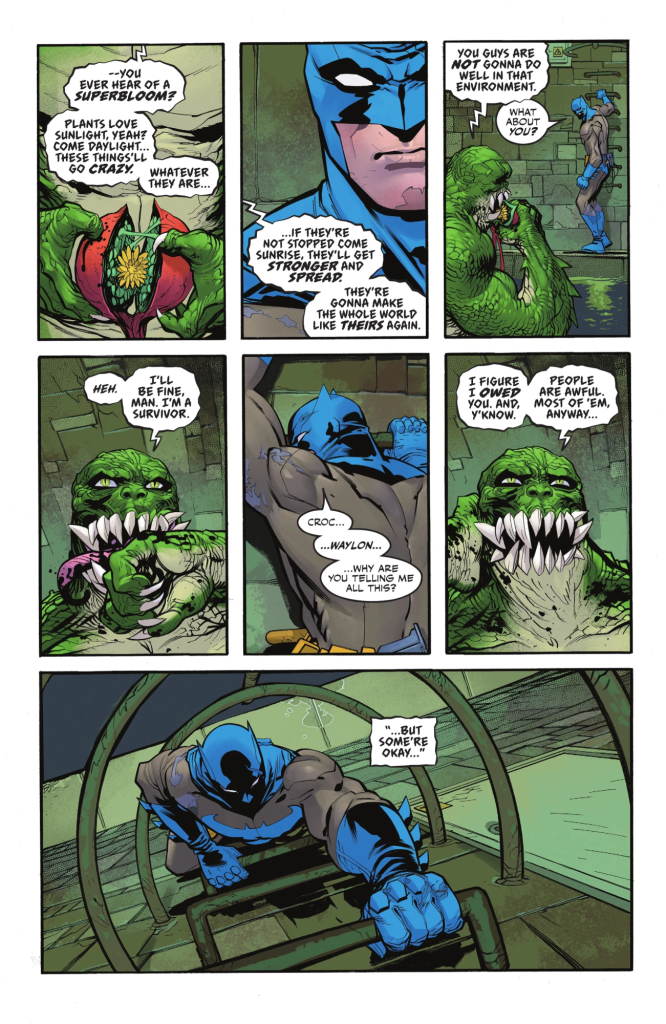Killer Croc salva Batman nos quadrinhos