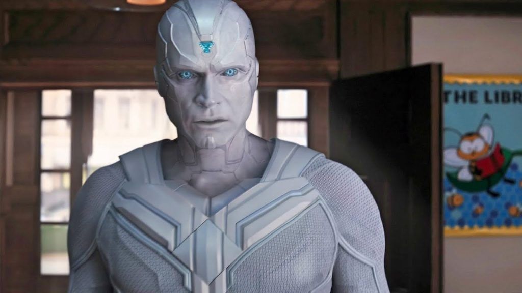 Paul Bettany como Visão em WandaVision