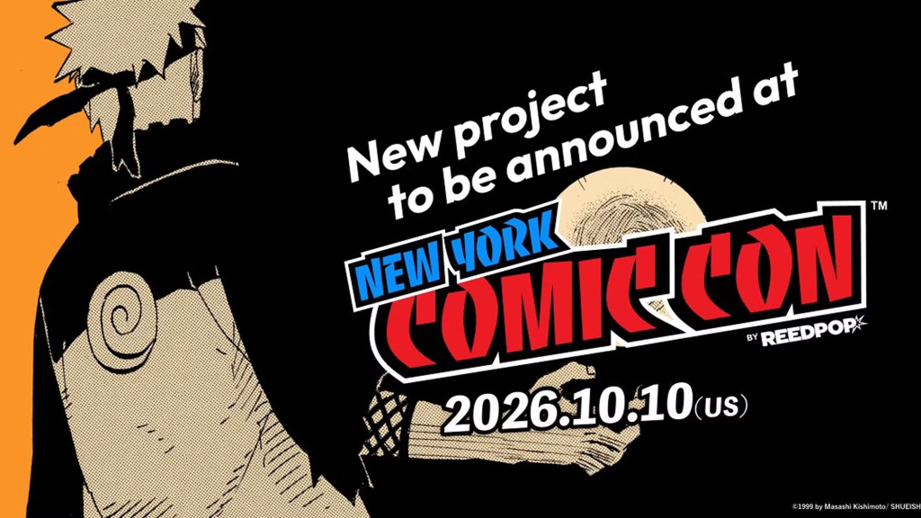 Anúncio de Naruto na New York Comic Con