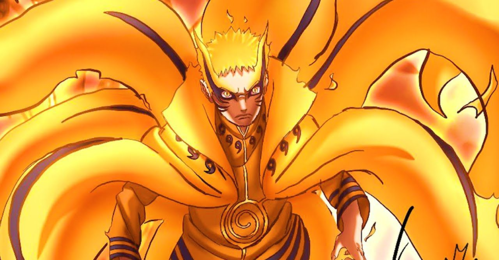Naruto Uzumaki em ilustração oficial
