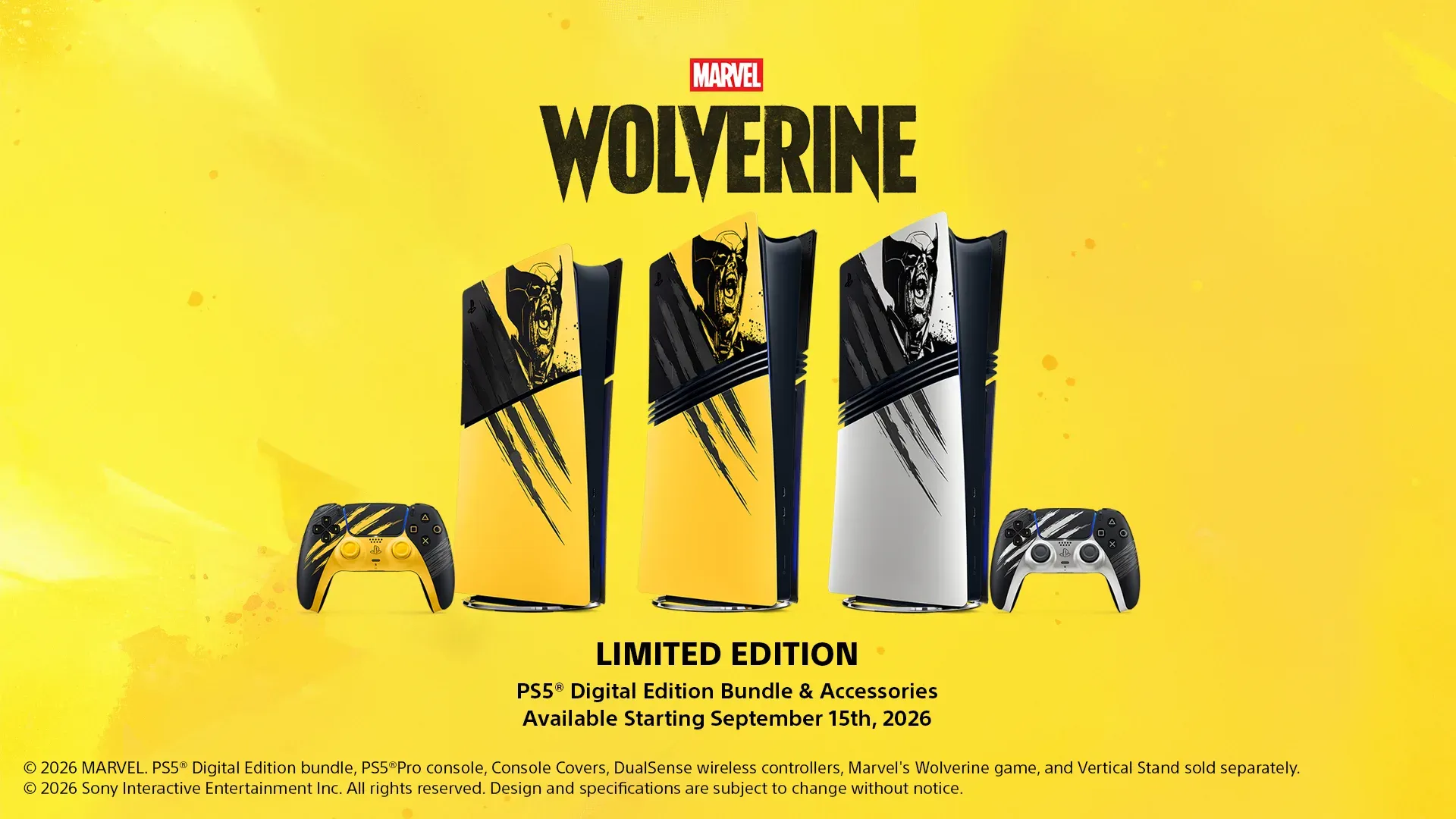 Sony revela PS5 em edição limitada inspirado em Marvel’s Wolverine