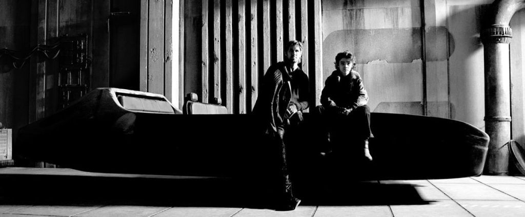 Ryan Gosling e Flynn Gray no set de Star Wars: Starfighter