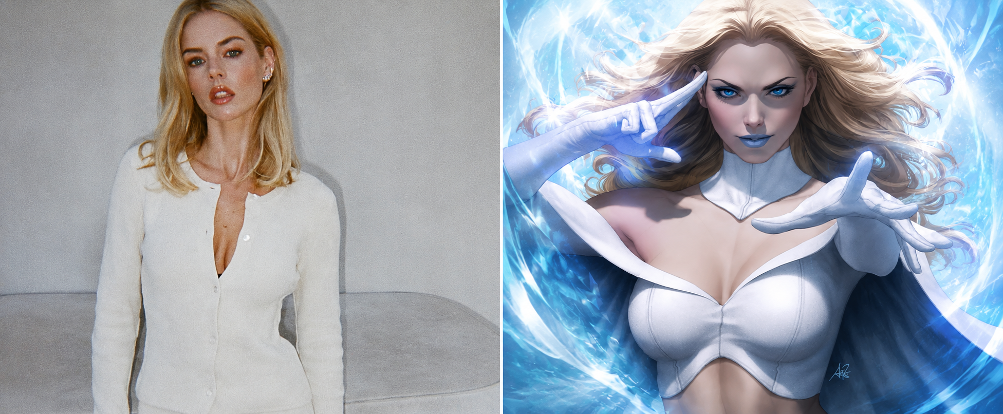 Fotos antigas de Samara Weaving viralizam após escalação como Emma Frost em X-Men