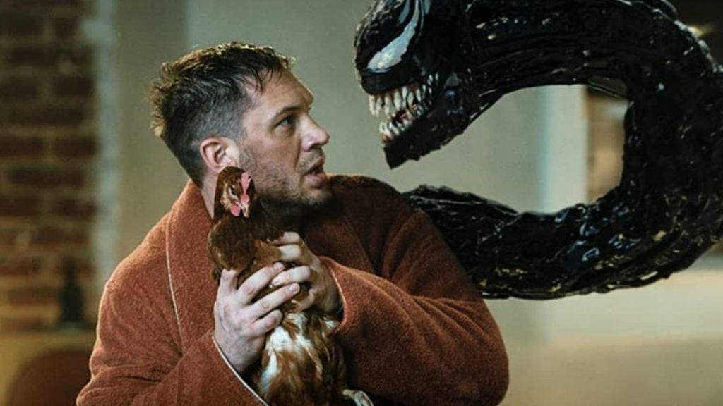 Tom Hardy como Eddie Brock em Venom