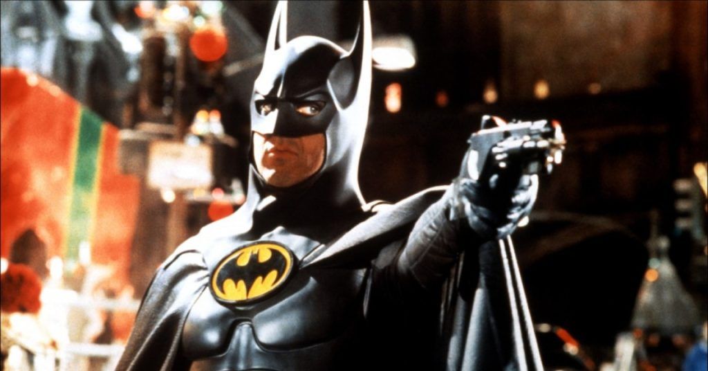 Michael Keaton como Batman em The Flash