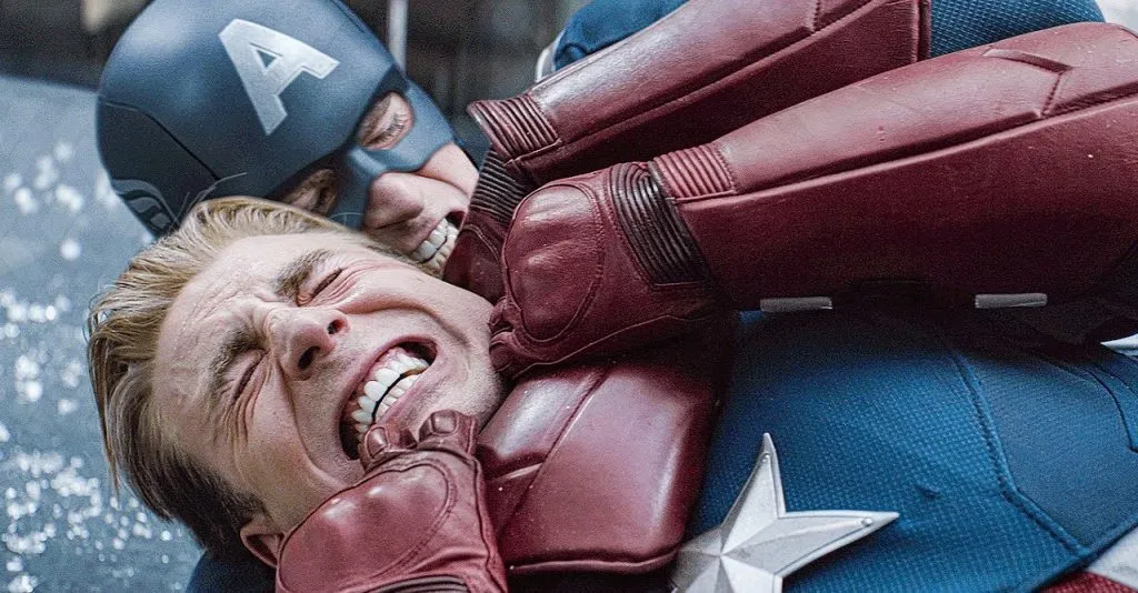 Capitão América luta contra sua versão do passado em Vingadores: Ultimato