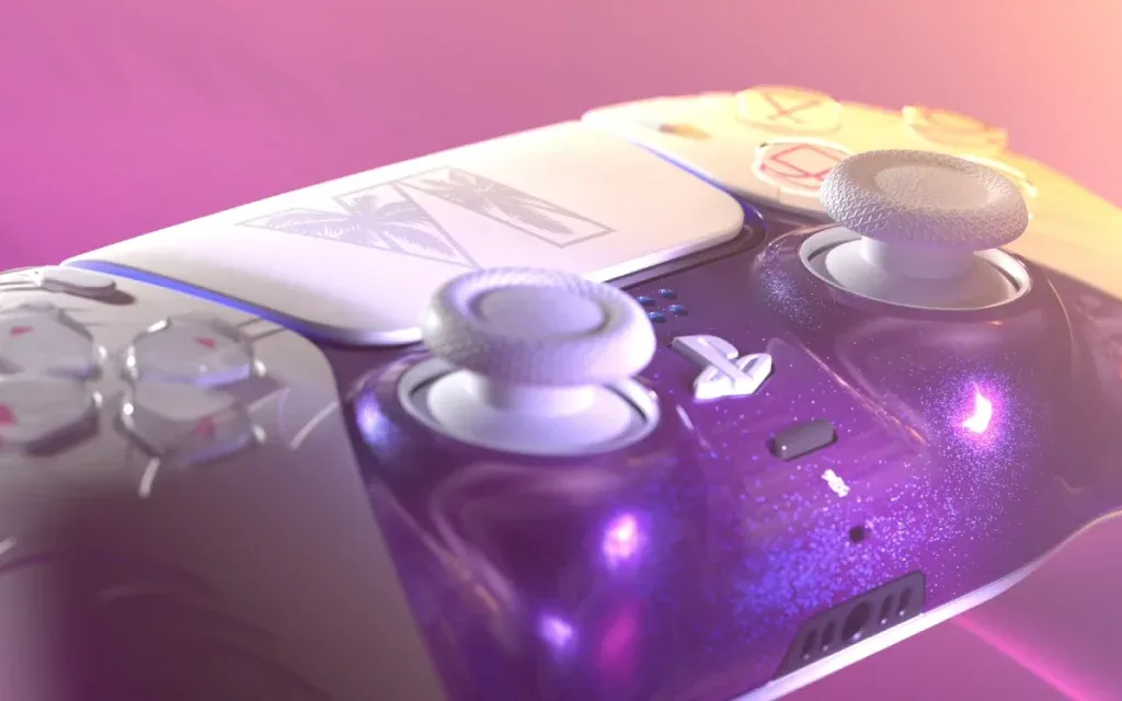 Sony anuncia dois controles DualSense de edição limitada inspirados em GTA 6