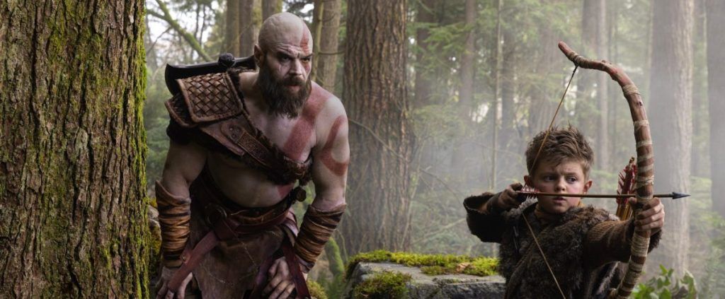 Kratos e Atreus na série de God of War da Prime Video