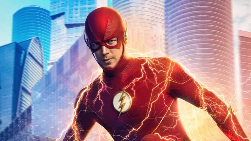 Grant Gustin como Flash no Arrowverso