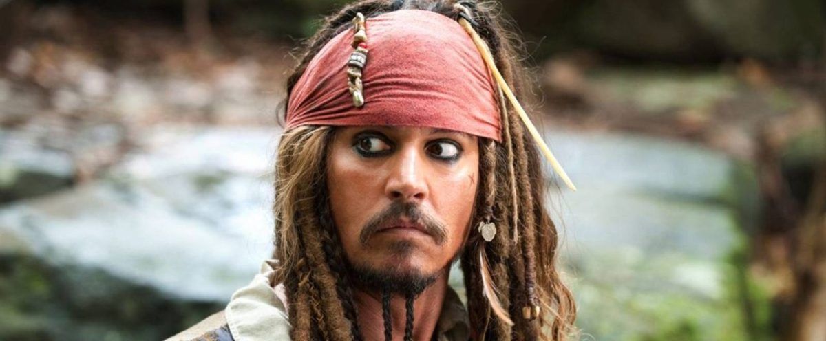 Jack Sparrow em Piratas do Caribe
