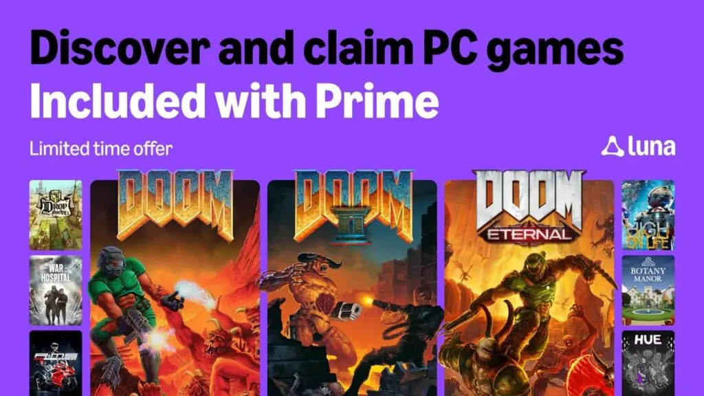 Jogos gratis Prime Gaming