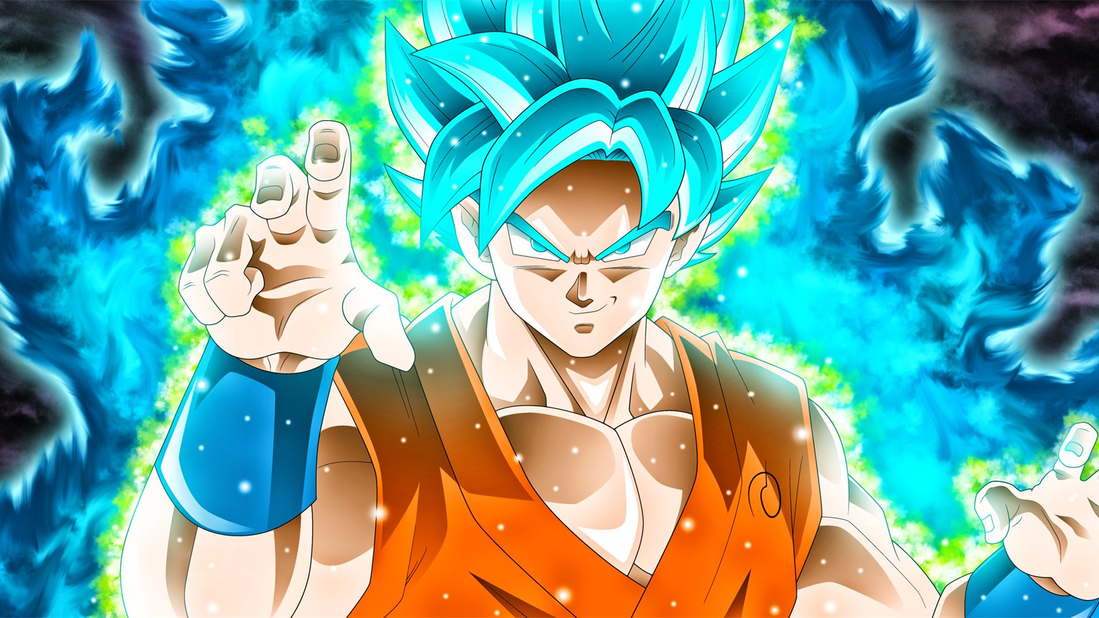 Goku como Super Saiyajin Blue