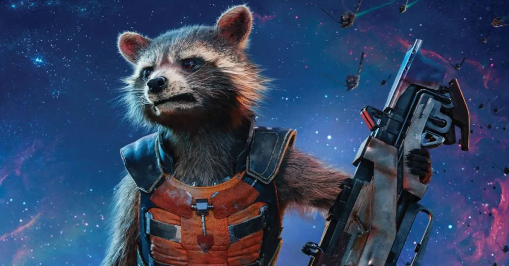 Rocket em Guardiões da Galáxia