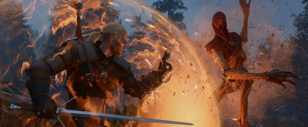 Geralt em The Witcher 3